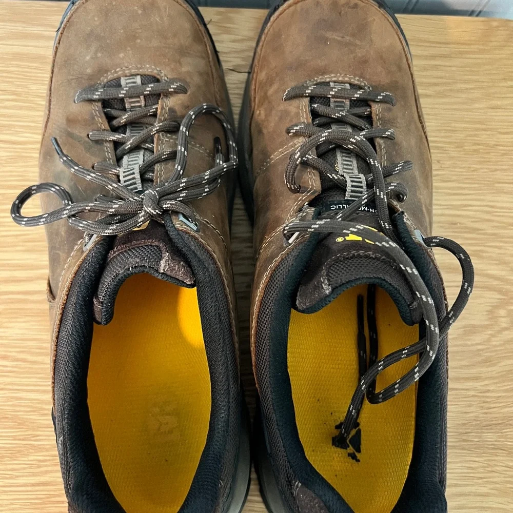 Caterpillar Men's Streamline 2.0 Brown Leather Work Shoes - Picture 4 of 7